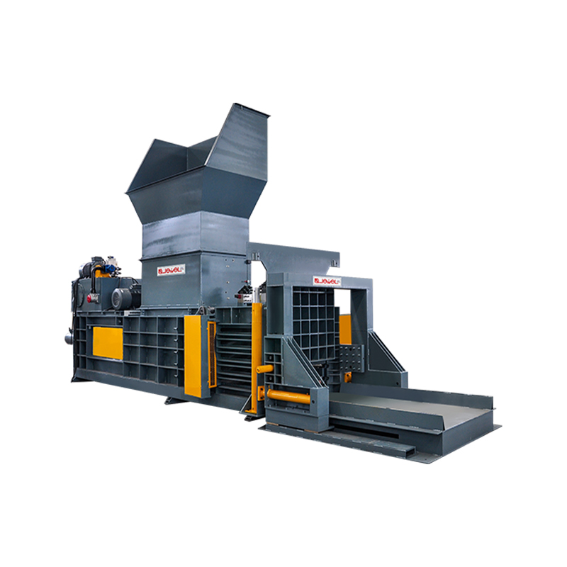 Horisontal helautomatisk ballemaskin (lukket ende)