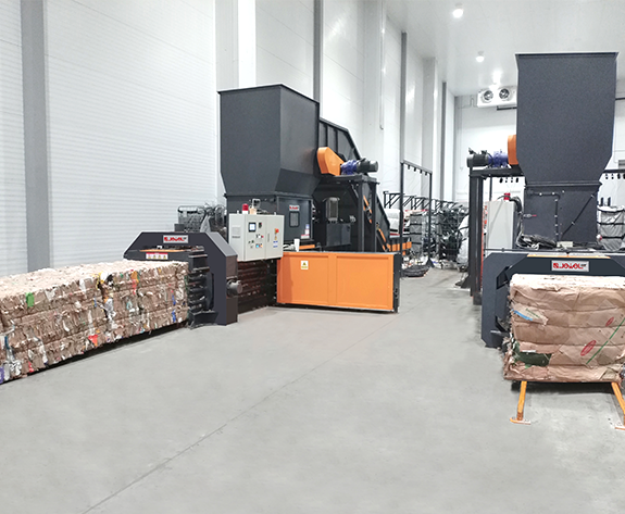 Automatisert avhendingsløsning for emballasjeavfall ved Russlands ledende logistikksenter for supermarkeder
